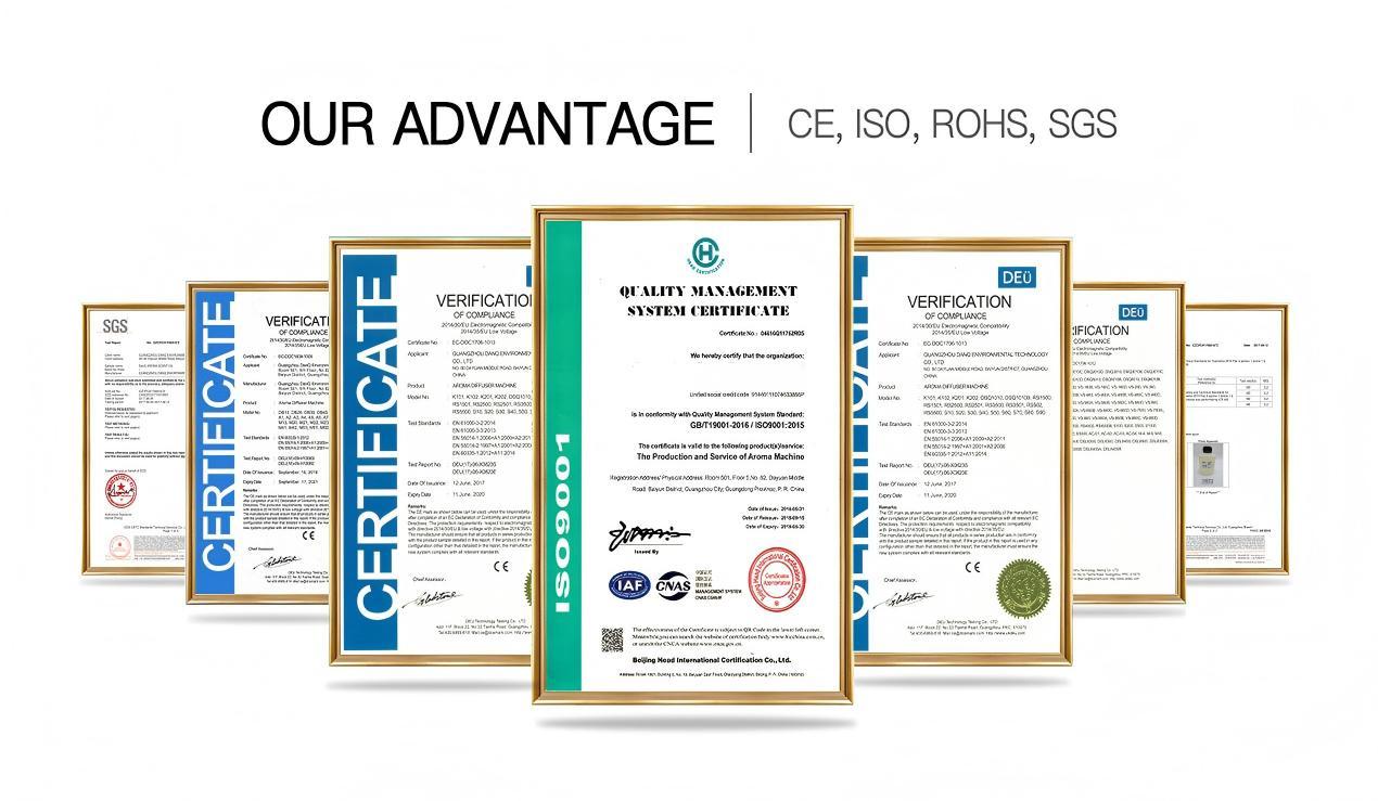 คุณภาพ เครื่องกระจายกลิ่นหอม โรงงาน