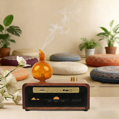 Buy 100cbm Coverage Luxurious Modern Home Aroma Diffuser With Bluetooth Audio online manufacture