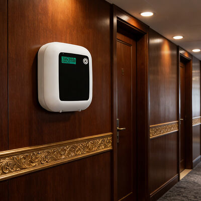 Αγορά Wall Mounted Aroma Diffuser Wireless Remote Control Compact Hotel Scent Diffuser Machine online manufacture