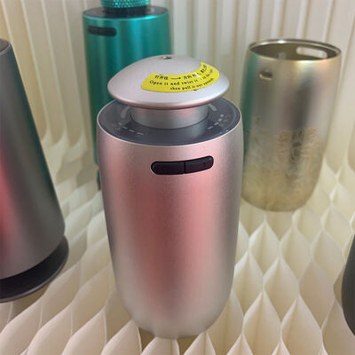 kupować Niski poziom hałasu Siedmiokolorowy Ambient Light Car Aroma Diffuser z aluminium i pojemnością 10 ml dla samochodów i domów online manufacture