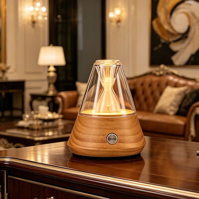 Buy High-capacity Lithium Battery Wood and Glass Home Aroma Diffuser with Cold-air Diffusion Technology online manufacture