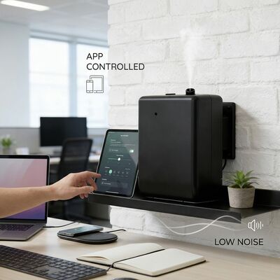 comprare Diffusore di aromi a batteria in plastica con controllo APP Bluetooth e capacità dell'olio di 130 ml fabbricazione online
