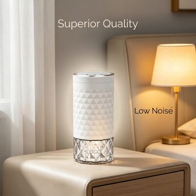 kopen Bluetooth-app-bediening Geluidsarme aromaverspreider met gevisualiseerde glazen fles met etherische olie van 80 ml online vervaardiging