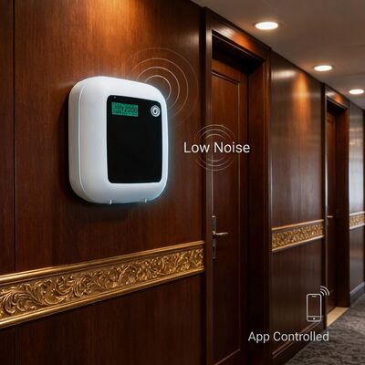 購入 壁掛けアロマディフューザー ワイヤレスリモコン コンパクト ホテル用香りディフューザー オンライン製造