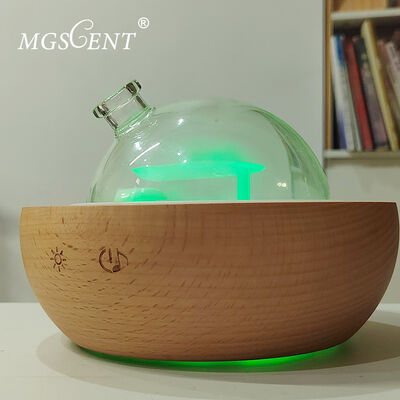 Купить Bluetooth Музыкальная 7-цветная RGB-подсветка, малошумный домашний аромадиффузор для эфирных масел Производство в сети