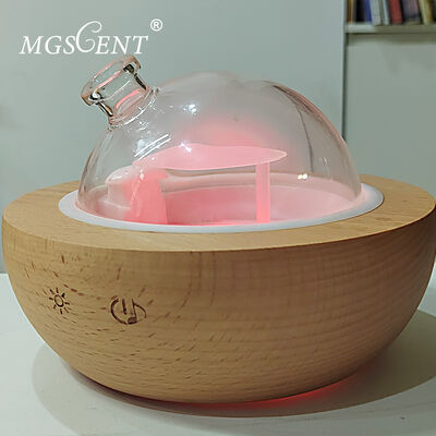 خرید 7-Color RGB Light Bluetooth Music Low Noise Ultrasonic Aroma Diffuser Essential Oil Diffuser تولید آنلاین