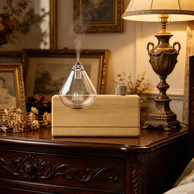 Sustainably Sourced Natural Wood Aroma Diffuser with Cold-air Diffusion and 8000 Hours Service Life for Home Use