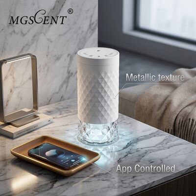 Eco Friendly 2W Power Aroma Diffuser with 7 Color Ambient Light and 80 mL Capacity Scent Machine