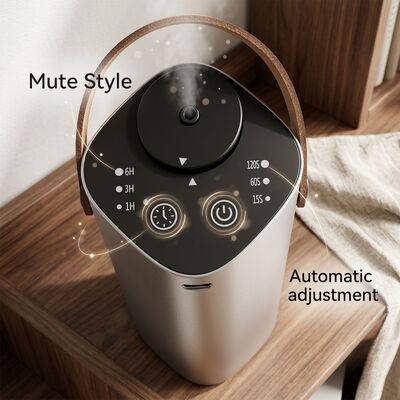 Portable 2000mAh Battery Car Aroma Diffuser with Two-Fluid Atomization and Removable Atomization Core