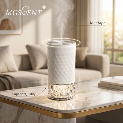 Eco Friendly 2W Power Aroma Machine with 7 Color Ambient Lighting and 80 mL Capacity Wireless Fragrance Device