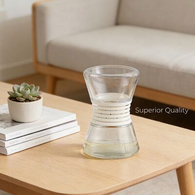 Hourglass Design Glass Home Aroma Diffuser White Office Fragrance Diffuser