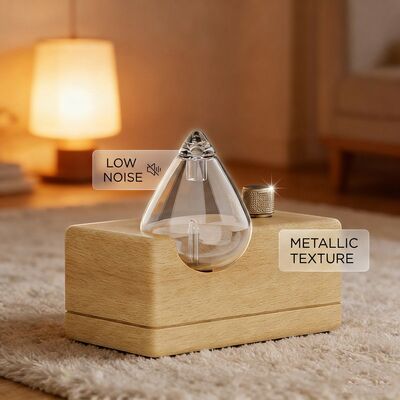 Rechargeable Home Aromatherapy Diffuser 100cbm Coverage With Independent Lighting Control
