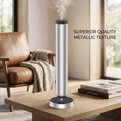 Cylindrical USB Office Aroma Diffuser With 300cbm Coverage 6W Power