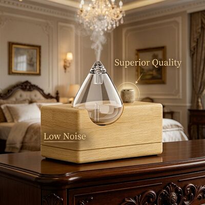 Natural Wood Aroma Diffuser with Cold-air Diffusion and Quiet Operation for Hotels and Gifts