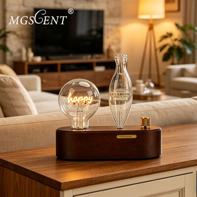 Quiet Operation <36dB Waterless Diffusion Retro-Luxury Design Aroma Diffuser Fragrance Device