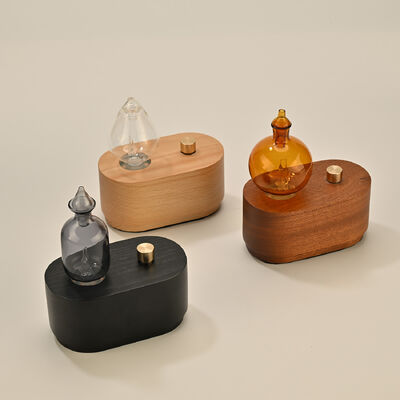 Portable Aroma Diffuser with Cold-air Diffusion 15ml Capacity and Warm Light Essential Oil Aromatherapy Diffuser