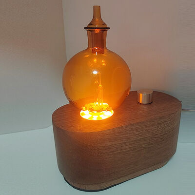 Rechargeable Wood Aroma Diffuser with Cold-air Diffusion and 8000 Hours Service Life for Aromatherapy