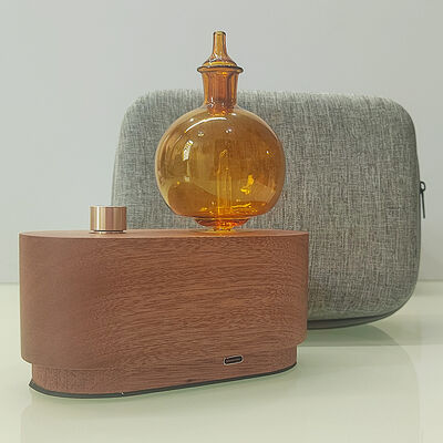 Waterless Warm Light Minimal Wood Aroma Diffuser Eco Friendly Home Fragrance Device for Home